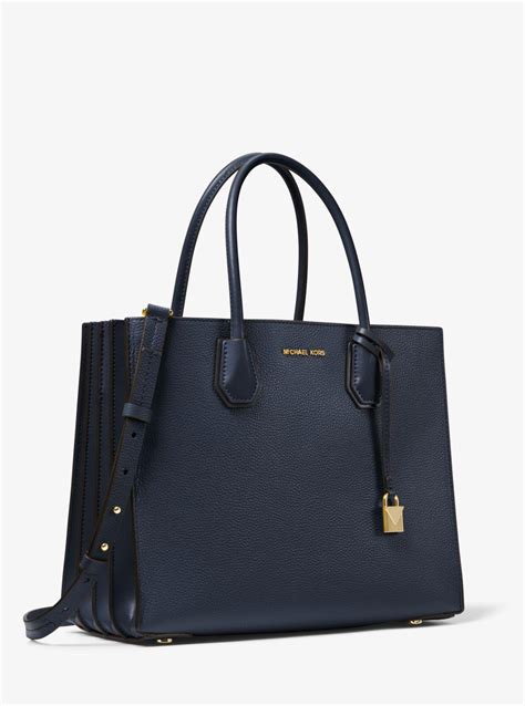 michael kors mercer blauw|Michael Kors Mercer Large Handtas .